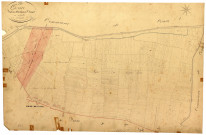 Cosne-sur-Loire, cadastre ancien : plan parcellaire de la section B dite des Rivières Saint-Jacques, feuille 2