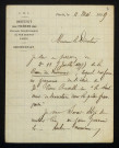 PAUL JOSEPH (frère), enseignant à l'institut des Frères des écoles chrétiennes à Paris : 2 lettres.