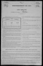 Anthien : recensement de 1901
