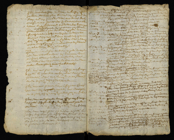 Extrait d'un terrier de Prye, non signé.