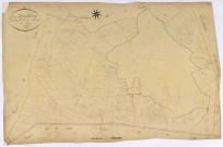 Champlemy, cadastre ancien : plan parcellaire de la section F dite de Neuville, feuille 4