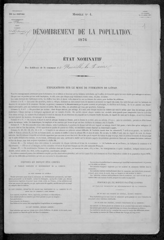 Neuville-lès-Decize : recensement de 1876