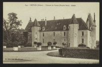 CERVON (Nièvre) – Château du Pontot (Façade Nord) – EDSA