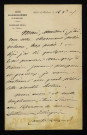 DOUCET (Camille), écrivain, membre de l'Académie française (1812-1895) : 3 lettres, 1 copie de lettre.