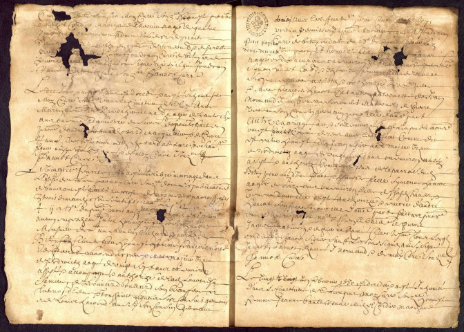 Saint-Vérain : registres paroissiaux.