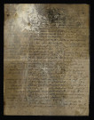 Biens et droits. - Foncier en la paroisse de Saxi-Bourdon, affermage à Jean Parisot sabotier par François Rapine : copie du bail à rente du 18 janvier 1780.