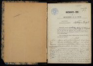 Saint-Léger-de-Fougeret : actes d'état civil.