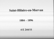 Saint-Hilaire-en-Morvan : actes d'état civil.