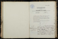 Brassy : actes d'état civil.