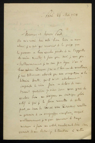 TROUBAT (Jules), écrivain, membre de la Société des gens de lettres (1836-1914) : 12 lettres.