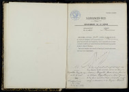 Pousseaux : actes d'état civil.