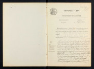 Mouron-sur-Yonne : actes d'état civil.