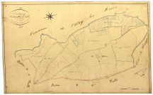 Corbigny, cadastre ancien : plan parcellaire de la section D dite de la Ville, feuille 1