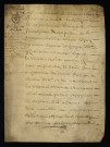 Biens et droits. - Rente hypothécaire Desprez, vente par le seigneur de Cougny (commune de Saint-Jean-aux-Amognes) à Robert Millin assesseur en l'élection de Nevers : copie du contrat de constitution du 8 mai 1677.