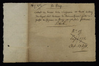 Fief de Druy : extrait du terrier de 1606.