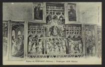 TERNANT – Eglise de TERNANT (Nièvre) – Triptyque (XIIe Siècle)