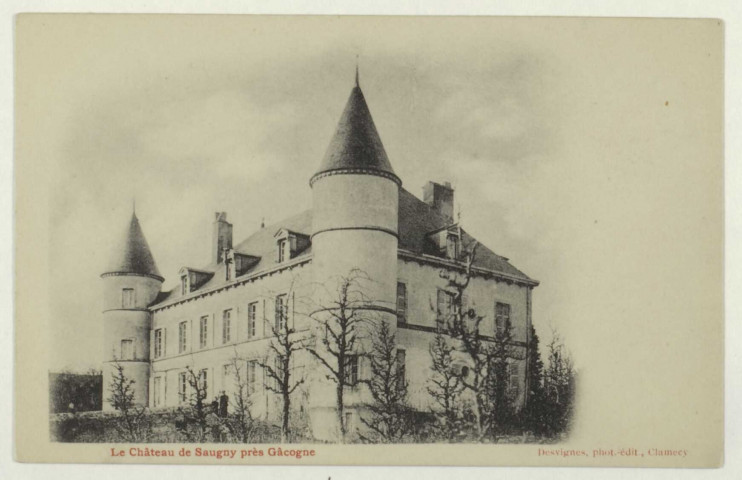 Le Château de Saugny près Gâcogne