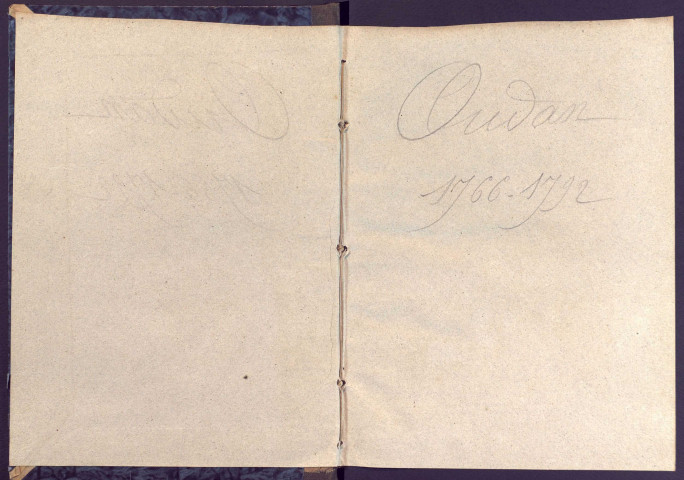 Oudan : registres paroissiaux.