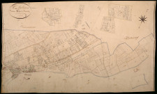 Saint-Aubin-des-Chaumes, cadastre ancien : plan parcellaire de la section A dite de Charancy, feuille 3