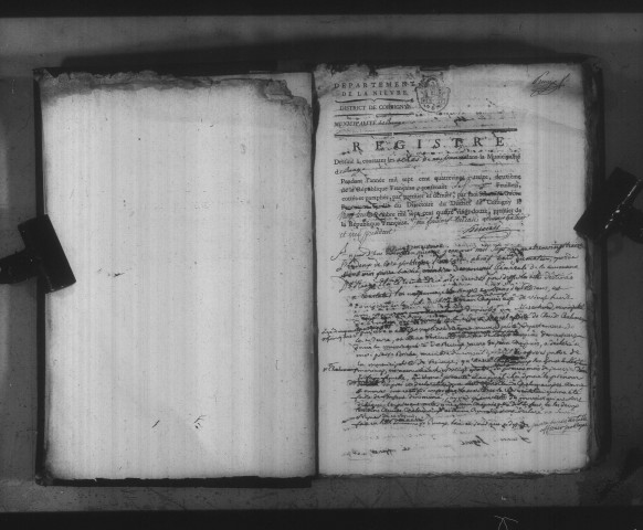 Ruages : actes d'état civil.