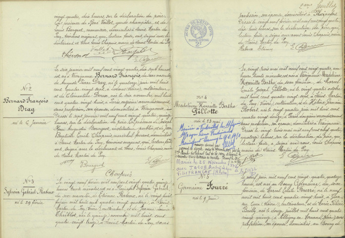 Saint-Martin-du-Puy : actes d'état civil.