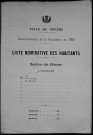Nevers, Section de Nièvre, 9e sous-section : recensement de 1906