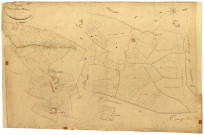 Cosne-sur-Loire, cadastre ancien : plan parcellaire de la section G dite de Villechaux, feuille 2