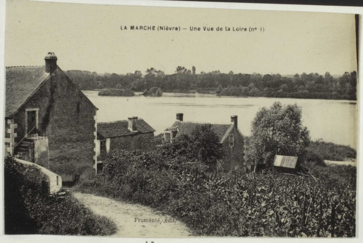 LA MARCHE (Nièvre) – Une Vue de la Loire (n° 1)