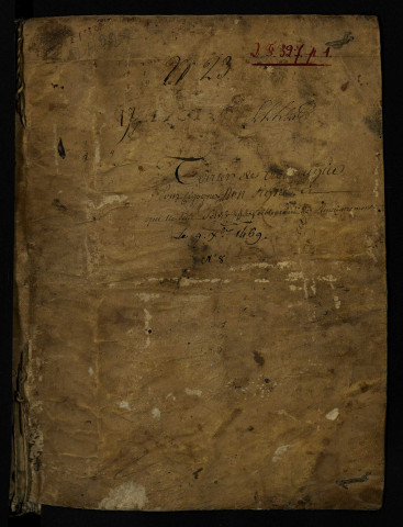 Terrier de la seigneurie de Traizaigle (Troisaigues) en la paroisse de Cigogne à La Fermeté, pour Jean de Colon et Catherine de La Tournelle dit de Maison Comte, seigneur et dame dudit lieu, dressé par Pierre, Guy et Jean Bichin, notaires royaux, désignés à cet effet par Me Guillaume Coquille, licencié en lois, lieutenant général du bailli de Saint-Pierre-le-Moûtier.