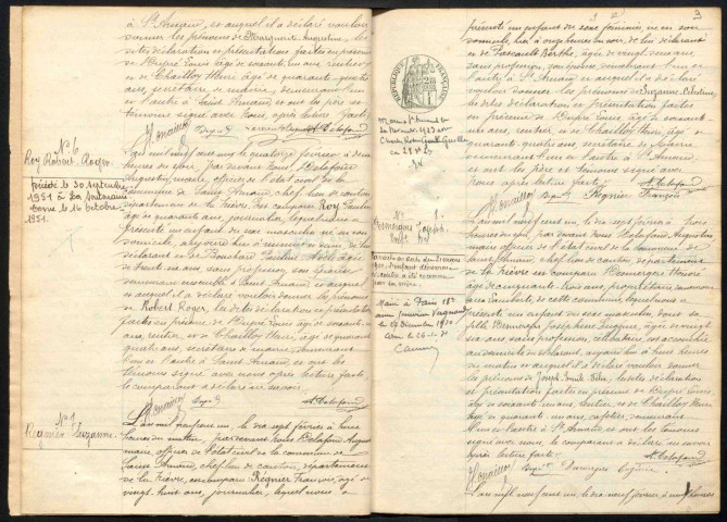 Saint-Amand-en-Puisaye : actes d'état civil.