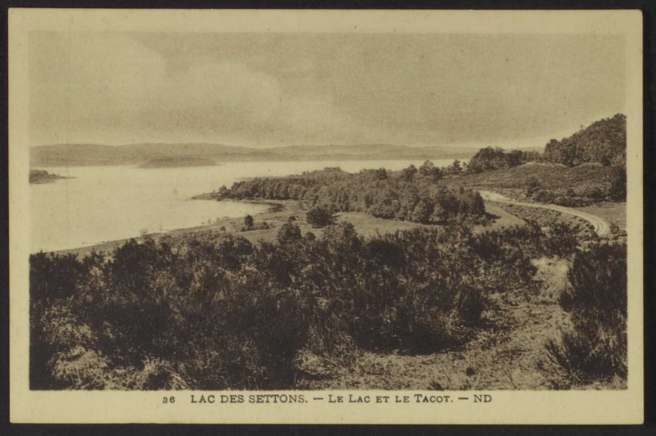 MONTSAUCHE – LAC DES SETTONS – Le Lac et le Tacot