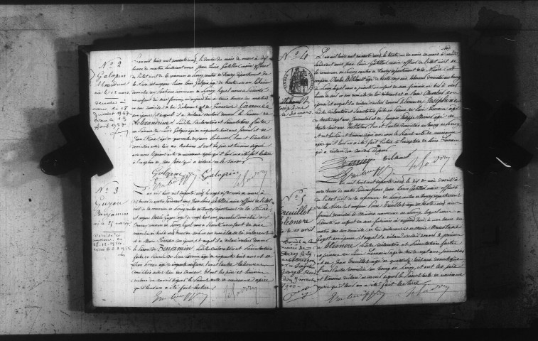 Perroy : actes d'état civil.