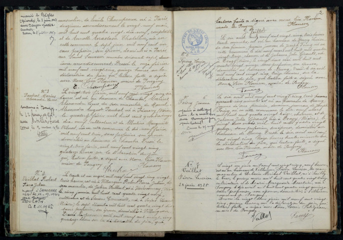 Pougny : actes d'état civil.