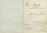 Varennes-lès-Narcy : actes d'état civil.