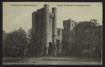 VARENNES-les-NARCY - Environs de la Charité (Nièvre) – Ruines du Château de Passy-les-Tours