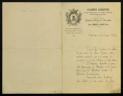 MOSSOT (Émile), instituteur à Menou (Nièvre), membre de l'Académie Lamartine (né en 1860) : 18 lettres.