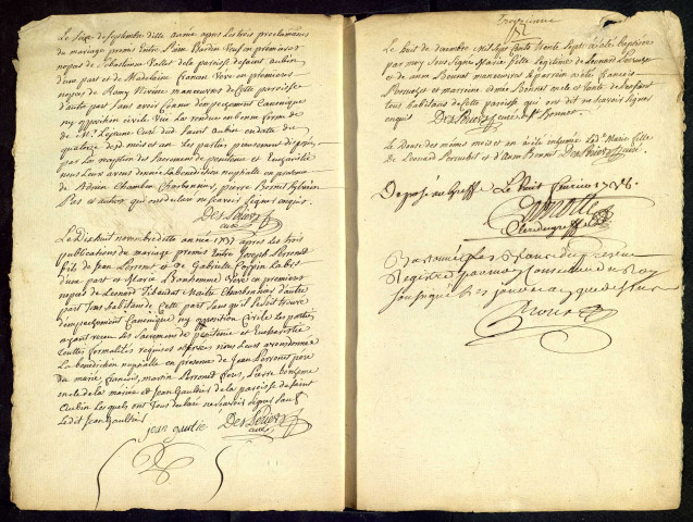 Saint-Bonnot : registres paroissiaux.