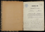 Gouloux : actes d'état civil.