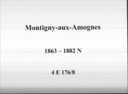 Montigny-aux-Amognes : actes d'état civil.