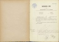 Teigny : actes d'état civil.