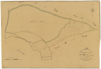 Marigny-sur-Yonne, cadastre ancien : plan parcellaire de la section D dite du Moulin de Marigny, feuille 1
