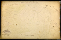 Poil, cadastre ancien : plan parcellaire de la section A dite du Mont-Beuvray, feuille 3