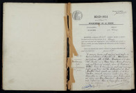 Decize : actes d'état civil (décès).