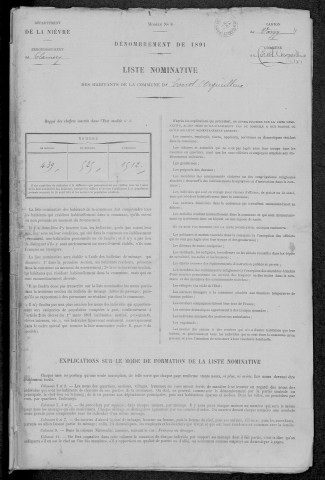 Corvol-l'Orgueilleux : recensement de 1891