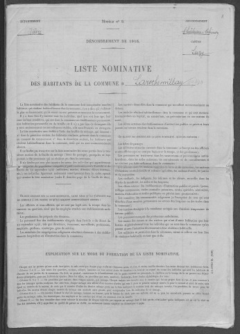 Larochemillay : recensement de 1946