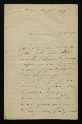 BULLIOT (Jacques Gabriel), poète et archéologue à Autun (Saône-et-Loire) (1817-1902) : 12 lettres.