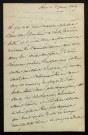 LOMÉNIE (Louis de), écrivain (1815-1878) : 5 lettres.