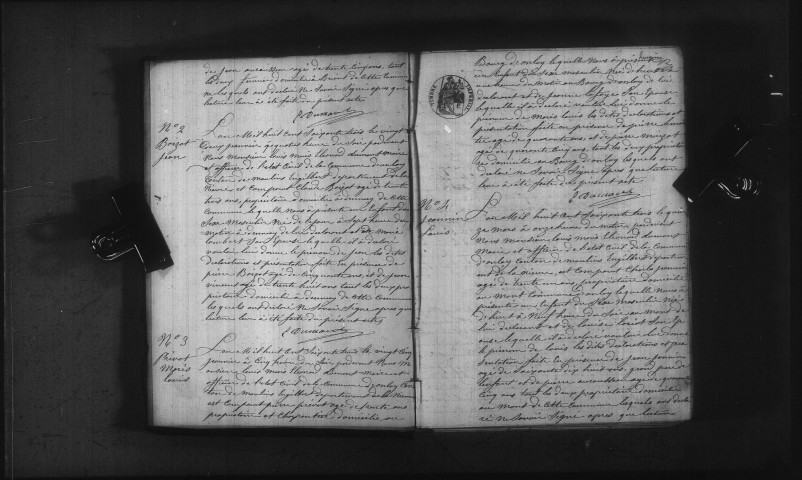 Onlay : actes d'état civil.