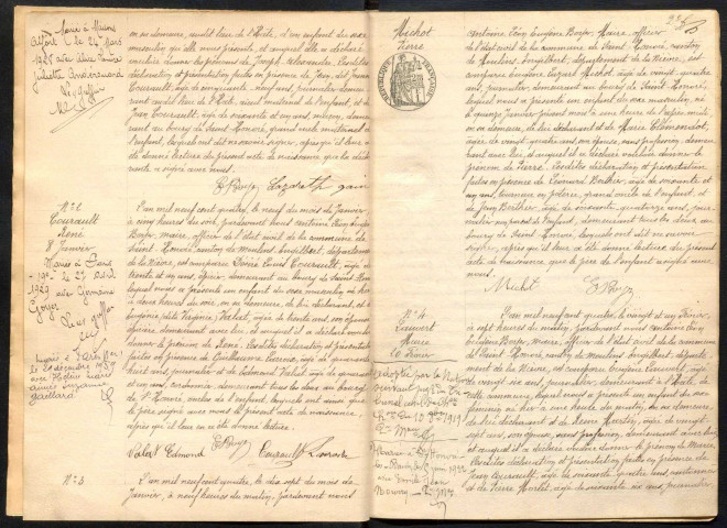 Saint-Honoré-les-Bains : actes d'état civil.