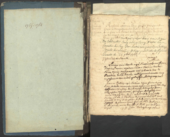 Montsauche-les-Settons : registres paroissiaux.